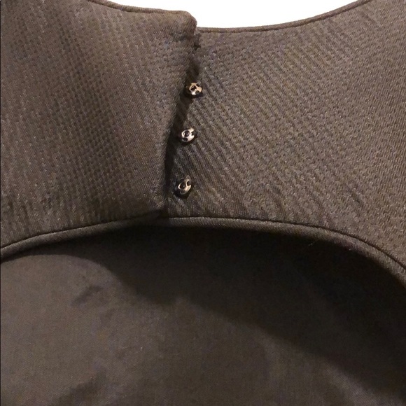 Tibi black peplum open back dress - Picture 8 of 8